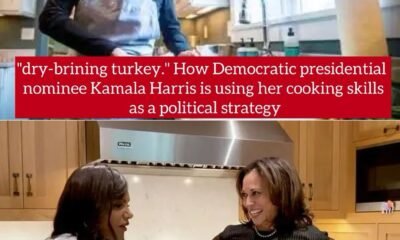 "dry-brining turkey." How Democratic presidential nominee Kamala Harris is using her cooking skills as a political strategy