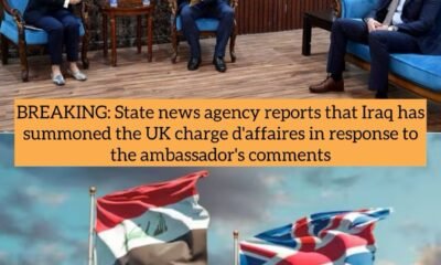 BREAKING: State news agency reports that Iraq has summoned the UK charge d'affaires in response to the ambassador's comments